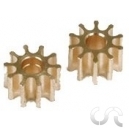 Pignon standard 10 dents x2