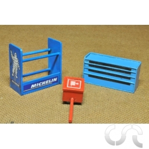 Set accesoires de garage N&deg;1 peint BLEU