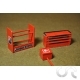 Set accesoires de garage N&deg;1 peint ROUGE