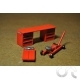 Set accesoires de garage N°2 peint ROUGE