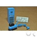 Set accesoires de garage N&deg;3 peint BLEU