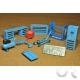 Set accesoires de garage N°4 peint BLEU