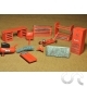 Set accesoires de garage N&deg;4 peint ROUGE