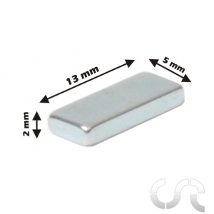 Aimant rectangulaire x2
