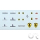 Planche décalque Logos et emblèmes Ferrari
