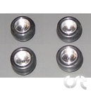 Set roues Alu 11.5x8.5mm sans d&eacute;port AV (x4)