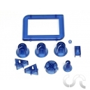 Boutons pour poign&eacute;e Slot-it bleu