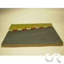 Diomama piste, bordure et herbe