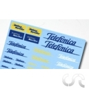 Planche d&eacute;calque: T&eacute;l&eacute;fonica
