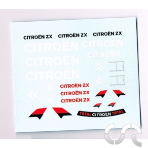Planche décalque: Citroën ZX