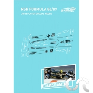 Planche décalque: "JPS Noir" Pour Formula NSR 86/89