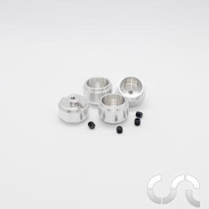 Jante Aluminium Pour Nascar (14.5x8.9mm) x4 -  1/32