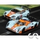 Coffret Aston Martin "Gulf" DBR9 + Lola LMP1