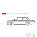 Datsun 510 Bluebird Kit Blanc Complet