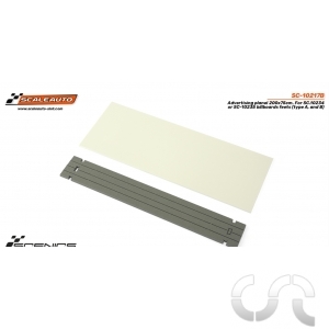 Panneaux Publicitaires pour Pieds de Panneaux (200x75mm) pour Pieds SCA-10235 x1