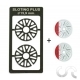 Enjoliveurs de roues acier style BBS + Disque de frein (2+2) pour Jantes Ø15,9 mm
