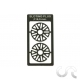 Enjoliveurs de roues acier style BBS + Disque de frein (2+2) pour Jantes Ø16.9 mm