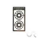 Enjoliveurs de roues acier style Montecarlo + Disque de frein (2+2) pour Jantes Ø16.9 mm