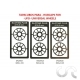 Enjoliveurs de roues acier style Imola + Disque de frein (2+2) pour Jantes Ø16.9 mm
