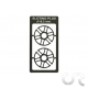 Enjoliveurs de roues acier style Daytona + Disque de frein (2+2) pour Jantes Ø16.2 mm