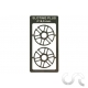 Enjoliveurs de roues acier style Daytona + Disque de frein (2+2) pour Jantes Ø16.9 mm