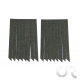 Bandes de mousse noires universelles pour jantes double gorge ou Air System de Ø12 mm à Ø18 mm x16