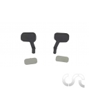 R&eacute;troviseurs en caoutchouc pour F1 GTR x2 - 1/24