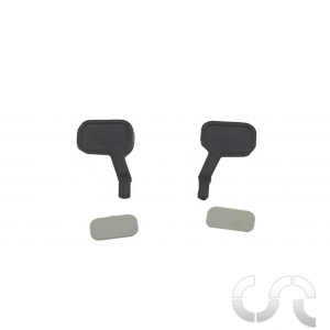 R&eacute;troviseurs en caoutchouc pour F1 GTR x2 - 1/24