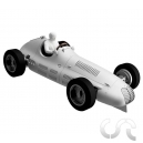 Kit Blanc Complet Maserati type 4CLT (châssis D3) 1/24