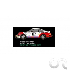 Porsche 934 " Tour de France Automobile 1977 " (After Race) N°167