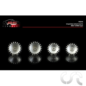 Insert de Roues Non Peint Type BBS TURBO pour Porsche 934 x4