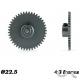 Couronne Anglewinder Ergal 4 dents Ø22.5 mm x1 