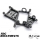 Support moteur Anglewinder Offset 0.5mm Evo6 - Fibre de Carbone 