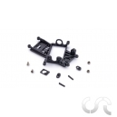 Support moteur Anglewinder Offset 0.0mm Evo6 - Fibre de Carbonne - Version avec Paliers Sphériques