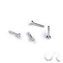 Vis Métriques Ergal M2.2x13mm Tête large x4