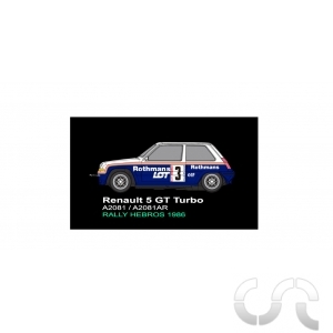 Renault 5 GT Turbo " Rally Hebros 1986 " N&deg;3 - AFTER RACE