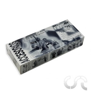 Set M&eacute;caniciens de Muret en plomb &agrave; Peindre x2