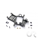 Support moteur Anglewinder Offset 1.25mm Evo6 - Fibre de Carbonne - Version Roulements &agrave; Billes