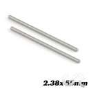 Axes en Acier 3/32" - 2.38 x 55mm x2
