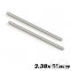 Axes en Acier 3/32" - 2.38 x 55mm x2