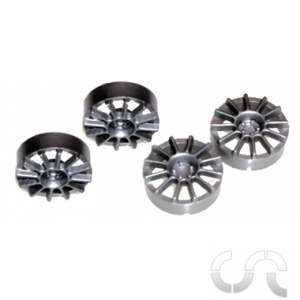 Insert de jantes Type "Spokes" Argent x4