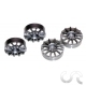 Insert de jantes Type "Spokes" Argent x4