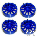 Insert de jantes Type "Spokes" Bleu x4