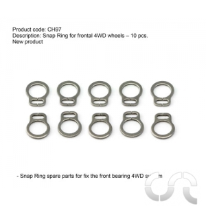 Anneaux Roues AV pour Système 4WD x10