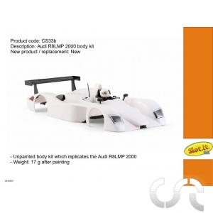 Carrosserie Audi R8 LMP 2000