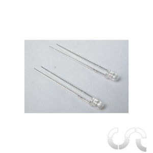 Leds Blanc Xenon 3mm x2