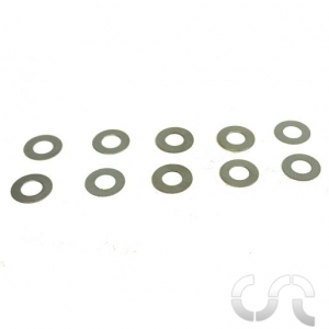 Cales en Acier Pour Axes de 3mm (0.25mm) x10 - 1/24