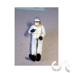 Pilote année 60/70 Assis (Monté et Peint) 