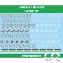 Planche décalque: Sponsors " Logo Michelin "