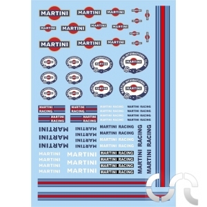 Planche décalque: MARTINI